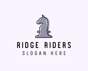 Chess Piece Horse Knight logo design