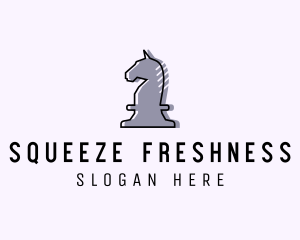 Chess Piece Horse Knight logo design