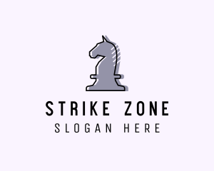 Chess Piece Horse Knight logo design