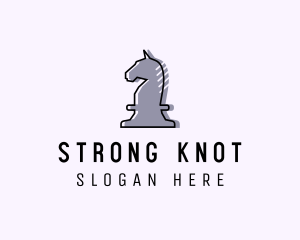 Chess Piece Horse Knight logo design