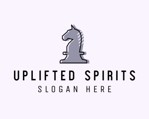 Chess Piece Horse Knight logo design