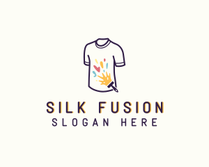 Paint Brush Tshirt Printing logo