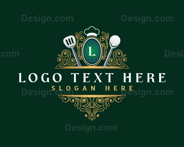 Elegant Restaurant Cuisine Logo