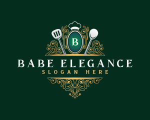 Elegant Restaurant Cuisine logo design