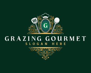 Elegant Restaurant Cuisine logo design