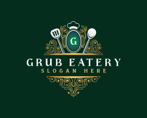 Elegant Restaurant Cuisine logo design