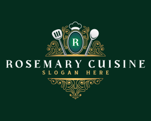 Elegant Restaurant Cuisine logo design