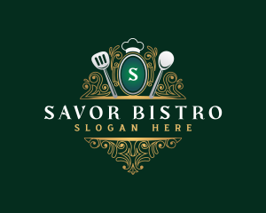 Elegant Restaurant Cuisine logo design