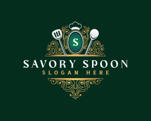 Elegant Restaurant Cuisine logo design