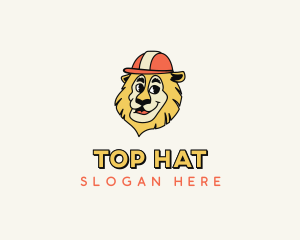 Construction Builder Lion logo design