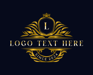 Luxury Crown Crest logo