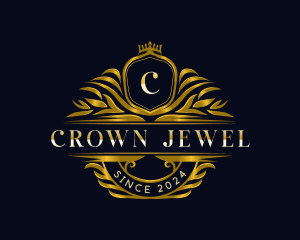 Luxury Crown Crest logo design