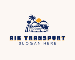 Bus Shuttle Transportation logo design