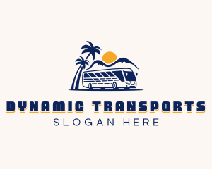 Bus Shuttle Transportation logo design