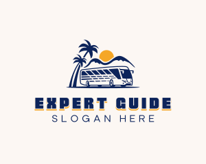 Bus Shuttle Transportation logo design