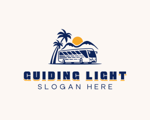 Bus Shuttle Transportation logo design