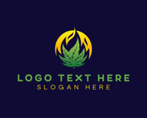 Flame Organic Marijuana  logo