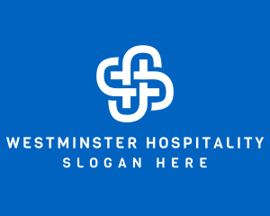 Medical Cross Pattern logo design