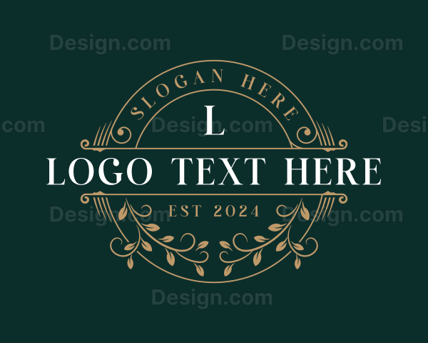 Luxury Floral Garden Logo