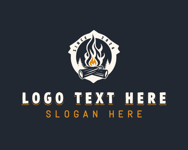 Fireplace logo example 4