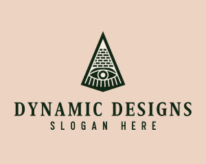 Aztec Pyramid Eye  logo