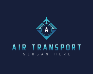 Travel Airplane Navigation logo design