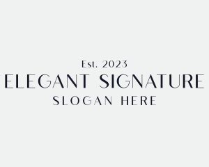 Luxury Elegant Business logo design