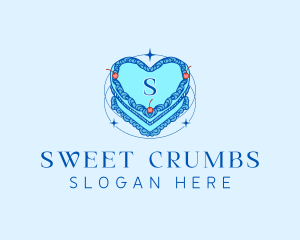 Heart Cake Bakery logo design