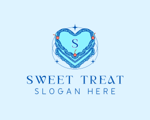 Heart Cake Bakery logo design