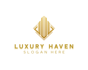 Luxury Tower Diamond logo design