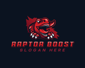 Raptor Dinosaur Beast logo