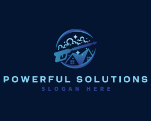 Pressure Wash Cleaner logo design