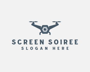 Drone Quadcopter Videography logo design