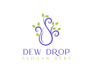 Droplet Eco Fresh logo design