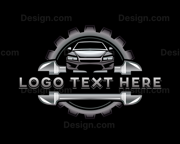 Car Wrench Mechanic Logo