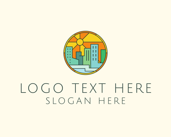 Cityscape logo example 3