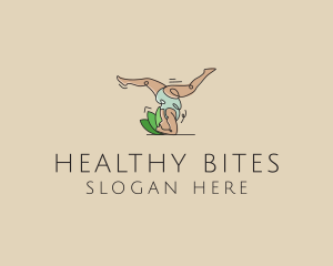 Healthy Woman Yoga  logo design