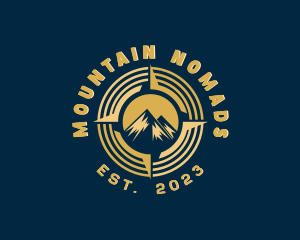 Mountain Navigator Compass logo design