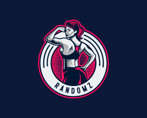 Fitness Woman Trainer logo