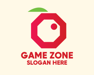 Modern Octagon Berry  logo