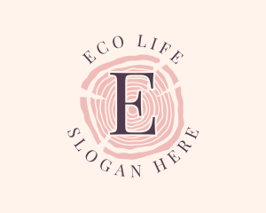 Organic Wood Eco Wellness  logo design