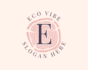 Organic Wood Eco Wellness  logo design