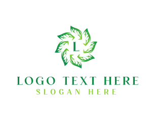 Eco Nature Leaves logo
