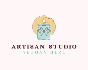 Artisanal Candle Decor logo design