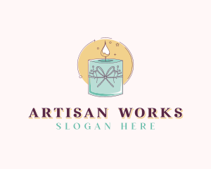 Artisanal Candle Decor logo design