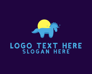 Blue Little Unicorn logo