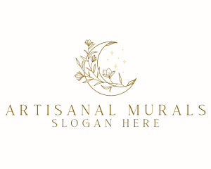 Wedding Flower Moon logo design