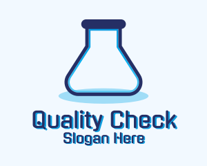 Simple Test Tube logo design