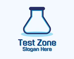 Simple Test Tube logo design