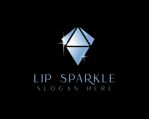 Crystal Sparkle Diamond logo design